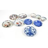A collection of 18th century and later porcelain, predominantly Chinese, including three tea bowls