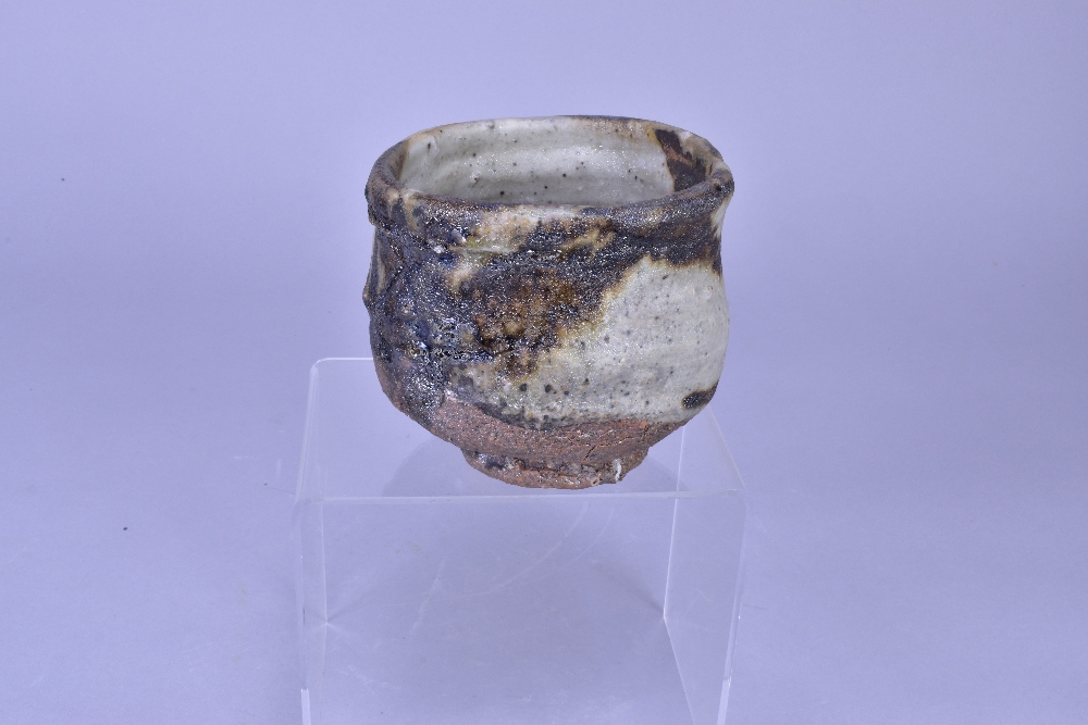 CHARLES BOUND (born 1939); a wood fired stoneware teabowl, impressed marks, height 10cm.Additional - Image 4 of 7