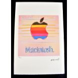 AFTER ANDY WARHOL; lithograph on wove Arches paper with deckled edges, ‘Apple 359’ (1985), printed