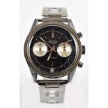 DESOTOS; a late 1960s gentleman’s stainless steel chronograph wristwatch with twin subsidiary