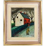 ALAN LOWNDES (1921-1978); oil on canvas, 'A Country Cottage', signed and dated recto, titled and