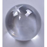 THIERRY MUGLER; a Baccarat crystal limited edition paperweight, no. 47/250, in original lined box