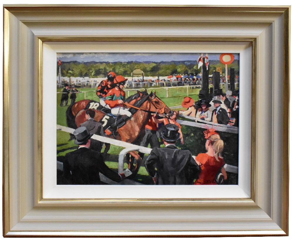 SHERREE VALENTINE DAINES (born 1959); a limited edition print, 'Ascot Race Day III', edition 24/