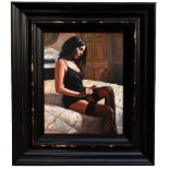 FABIAN PEREZ; signed limited edition print, 'Kayleigh at the Ritz III', edition 74/195, signed lower