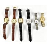 ROTARY; three gentleman's wristwatches, a vintage Bassin and two others (6).Additional