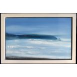 LYNNE TIMMINGTON; oil on canvas, 'Rolling Mist', signed lower left, 36 x 91cm, framed. (D)Additional
