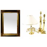 An early/mid-20th century rectangular wall mirror in the Empire style,