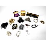 Various items of costume jewellery to include necklaces, bracelets,
