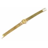 A ladies' vintage hallmarked 9ct gold Rotary 21 jewel wristwatch,