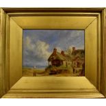 W J J C BOND; oil on panel, cottage by the sea, East Anglia, signed and indistinctly dated 1981?,