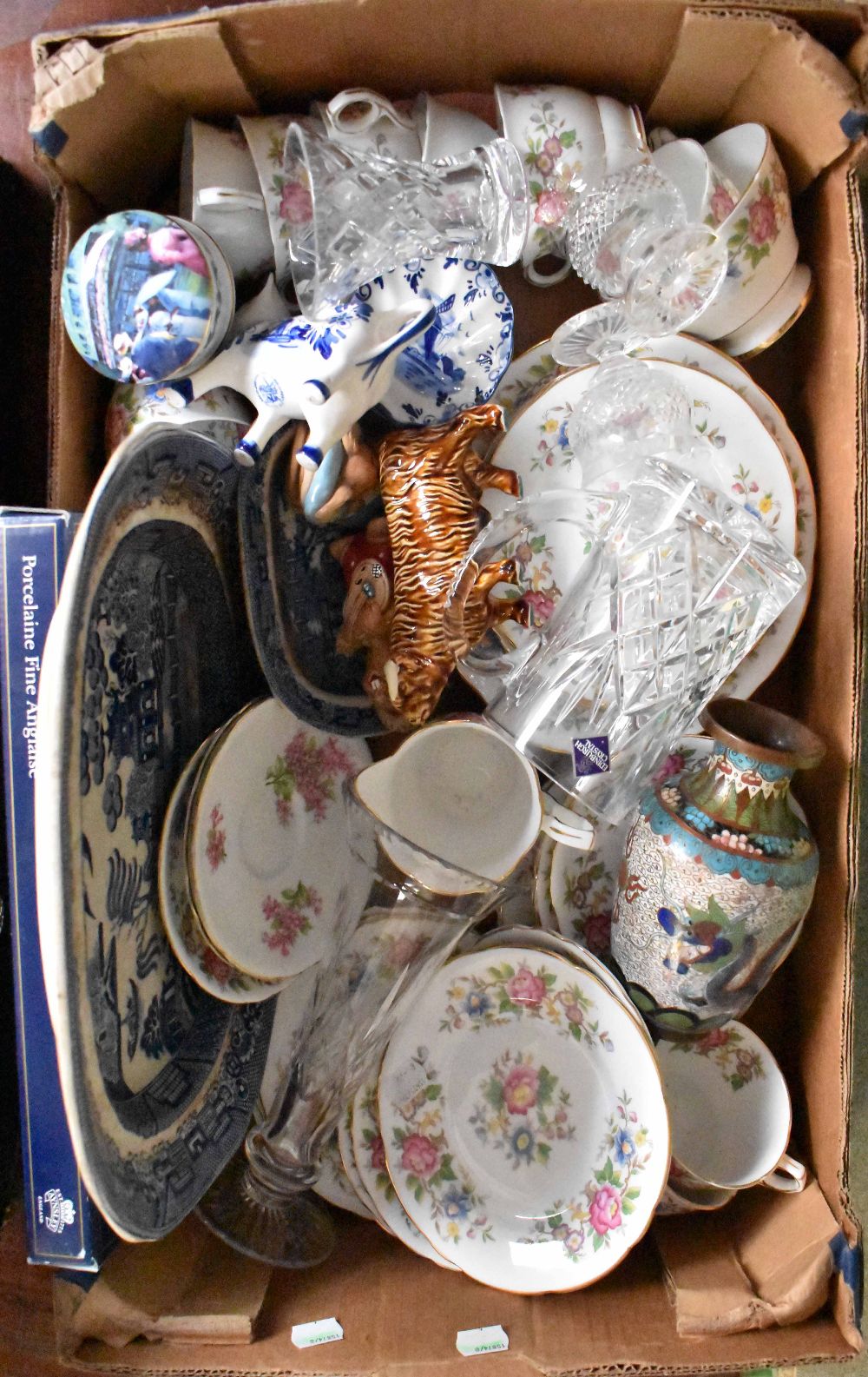 A quantity of Royal Stafford 'Rochester' floral teaware to include cups, saucers,