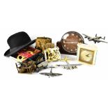 A quantity of clock mechanisms, various other clock parts to include pendulums, springs etc,