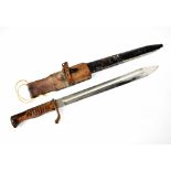 A WWII German Mauser butcher blade bayonet,