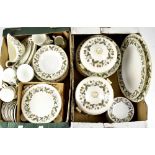 A Wedgwood 'Strawberry Hill' pattern dinner service, approx 120 pieces,