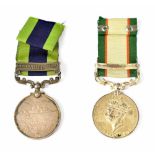 An India GSM 1908 with North West Frontier 1930 - 31 clasp named to 4031078 Pte. M. Whitty. K.S.L.I.