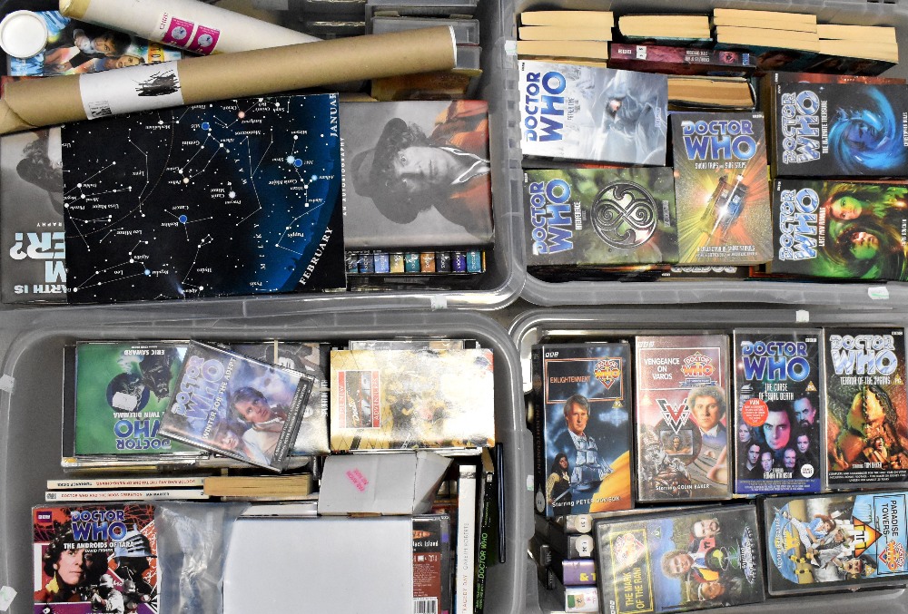 A large quantity of Doctor Who ephemera and collectibles, to include many paperbacks,