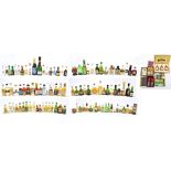 A collection of miniatures including Whiskey/Whisky with Jameson, Mackinlay's Haig etc, Rum