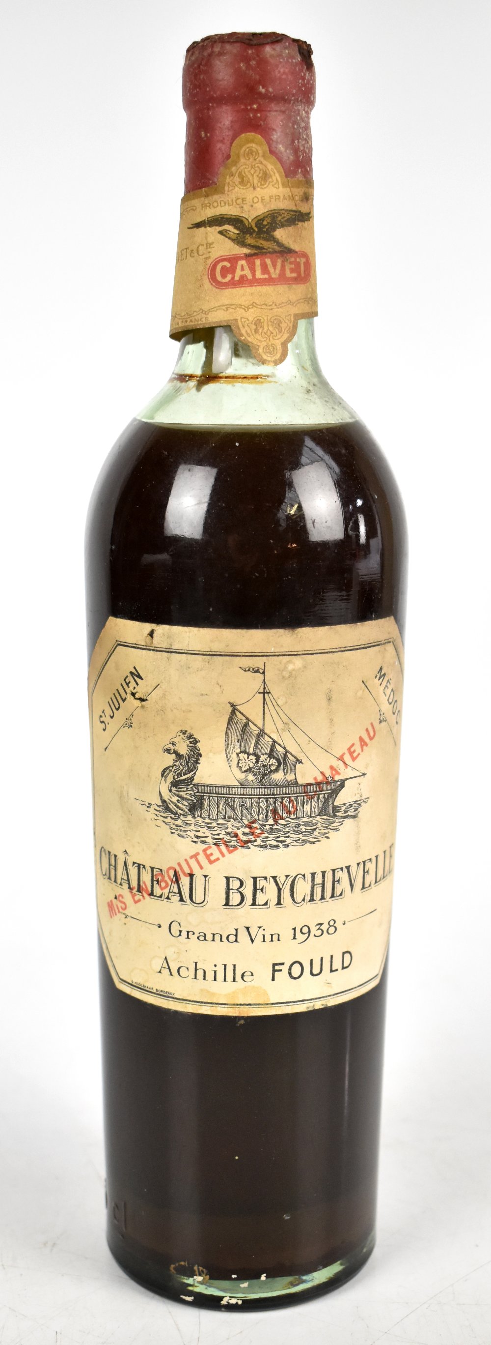 FRANCE; a single bottle of Chateau Beychevelle Grand Vin, Ashville Fould Médoc St. Julien.Additional