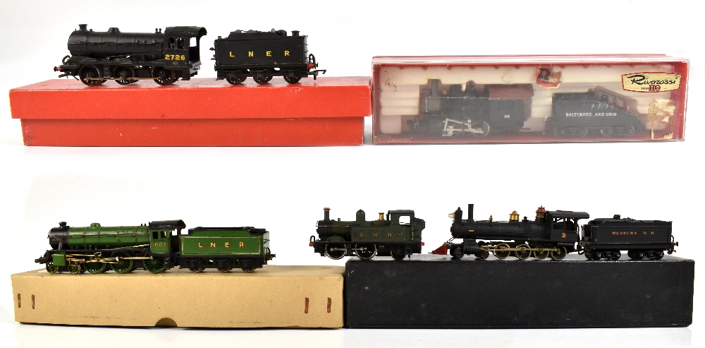 Two kit built OO gauge locomotives comprising 2726 LNER and 1005 'Bongo' LNER with tenders, a Tyco
