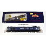 BACHMANN BRANCH-LINE; a boxed OO gauge 32-729 Class 66 Diesel 66405 Blue Malcolm Logistics