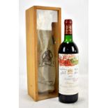 CHATEAU MOUTON ROTHSCHILD; a single bottle of 1989 Pauillac red wine with label bearing Georg