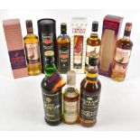 WHISKY; six bottles of blended Whisky comprising four The Famous Grouse, including the Black