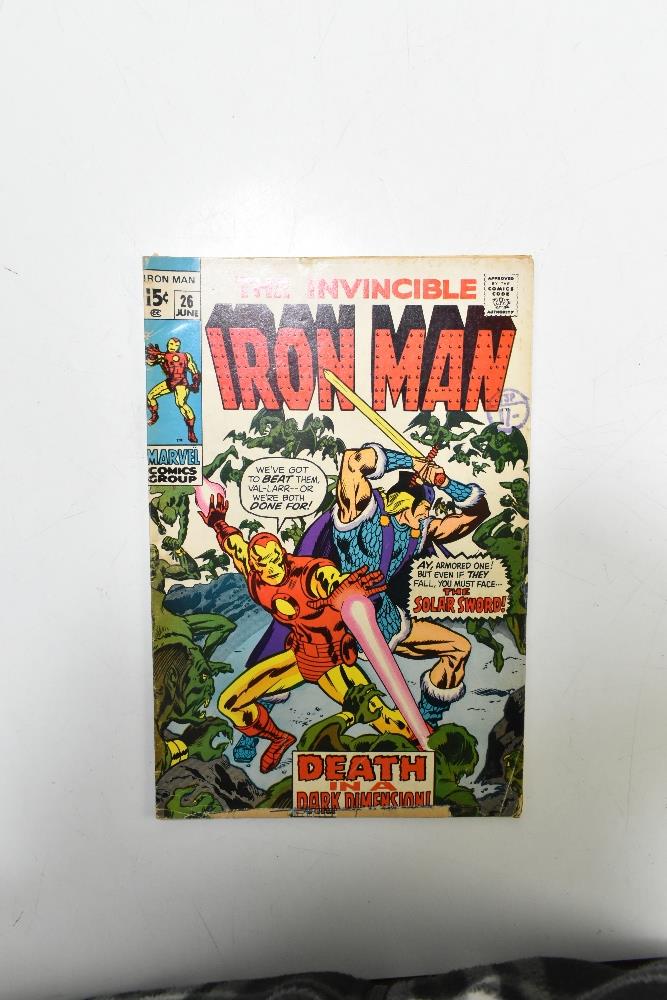 MARVEL; a collection of comics comprising The Invincible Iron Man nos. 1, 2, 3, 4, 7, 8 (large - Image 9 of 12