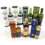 WHISKY; four 70cl bottles of Single Malt Scotch Whisky comprising two Laphroaig '10 Years Old,