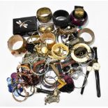 A quantity of assorted contemporary costume jewellery including bangles etc.Additional