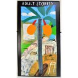 NICHOLAS HOLMES; acrylic on canvas, 'Adult Stories', large abstract study, inscribed verso and dated