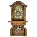 ***WITHDRAWN*** PHILLIP GREATHEAD OF LONDON; a reproduction oak cased wall clock, the gilt metal