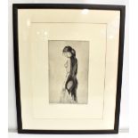 MARK CLARK (Contemporary); a limited edition etching, study of a nude lady no. 33/120, signed and