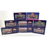 BACHMANN BRANCH-LINE; eight boxed wagons/vans comprising 37-080K (Bachmann Collectors Club 2008/09),