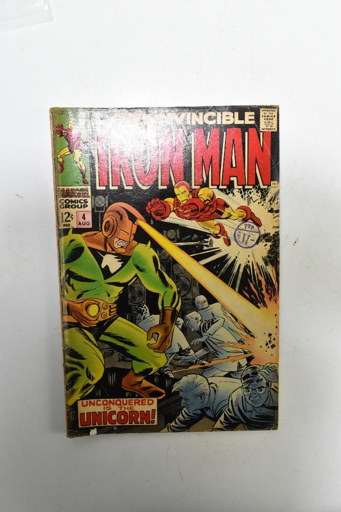 MARVEL; a collection of comics comprising The Invincible Iron Man nos. 1, 2, 3, 4, 7, 8 (large - Image 4 of 12