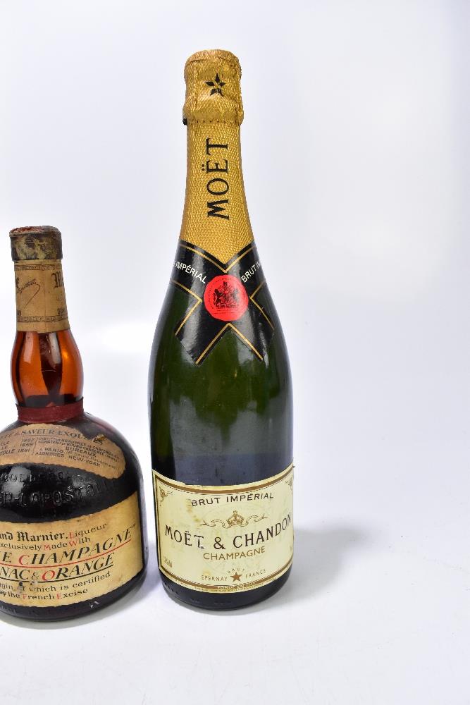 MIXED SPIRITS; five bottles comprising Grand Marnier 'Old Fine Champagne Cognac & Orange' liqueur, - Image 4 of 4