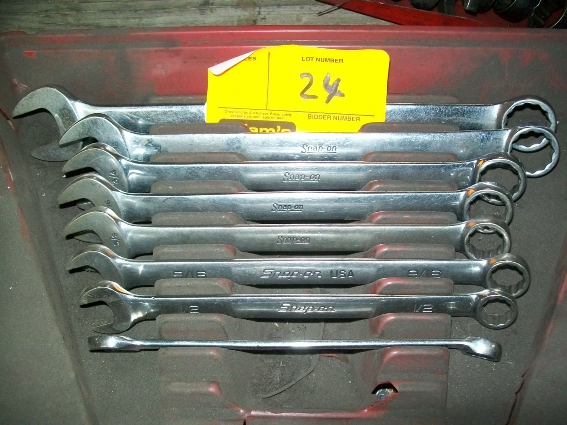 SET O SNAP-ON STANDARD WRENCHES