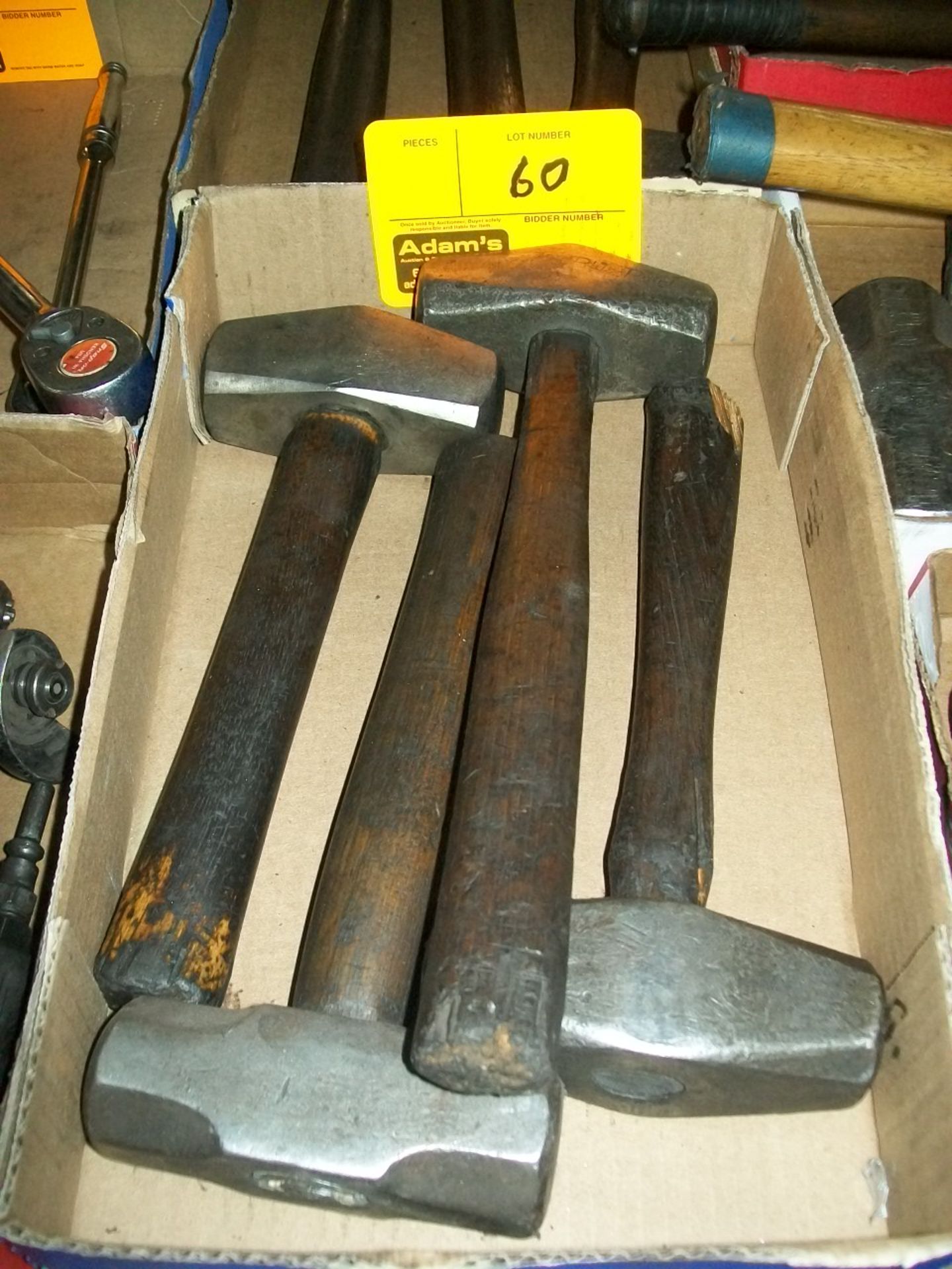 (4) LARGE HAMMERS