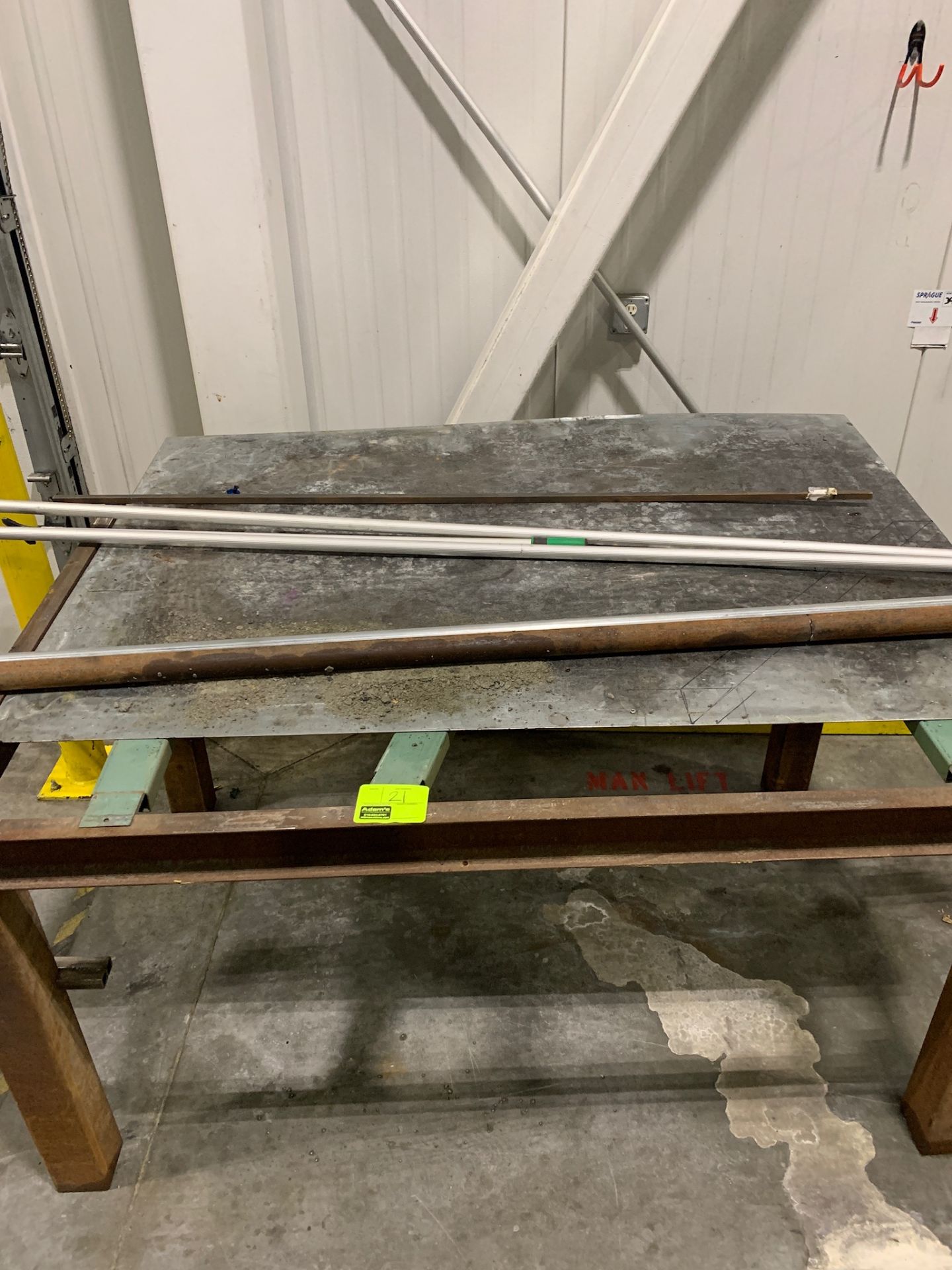 Metal work table