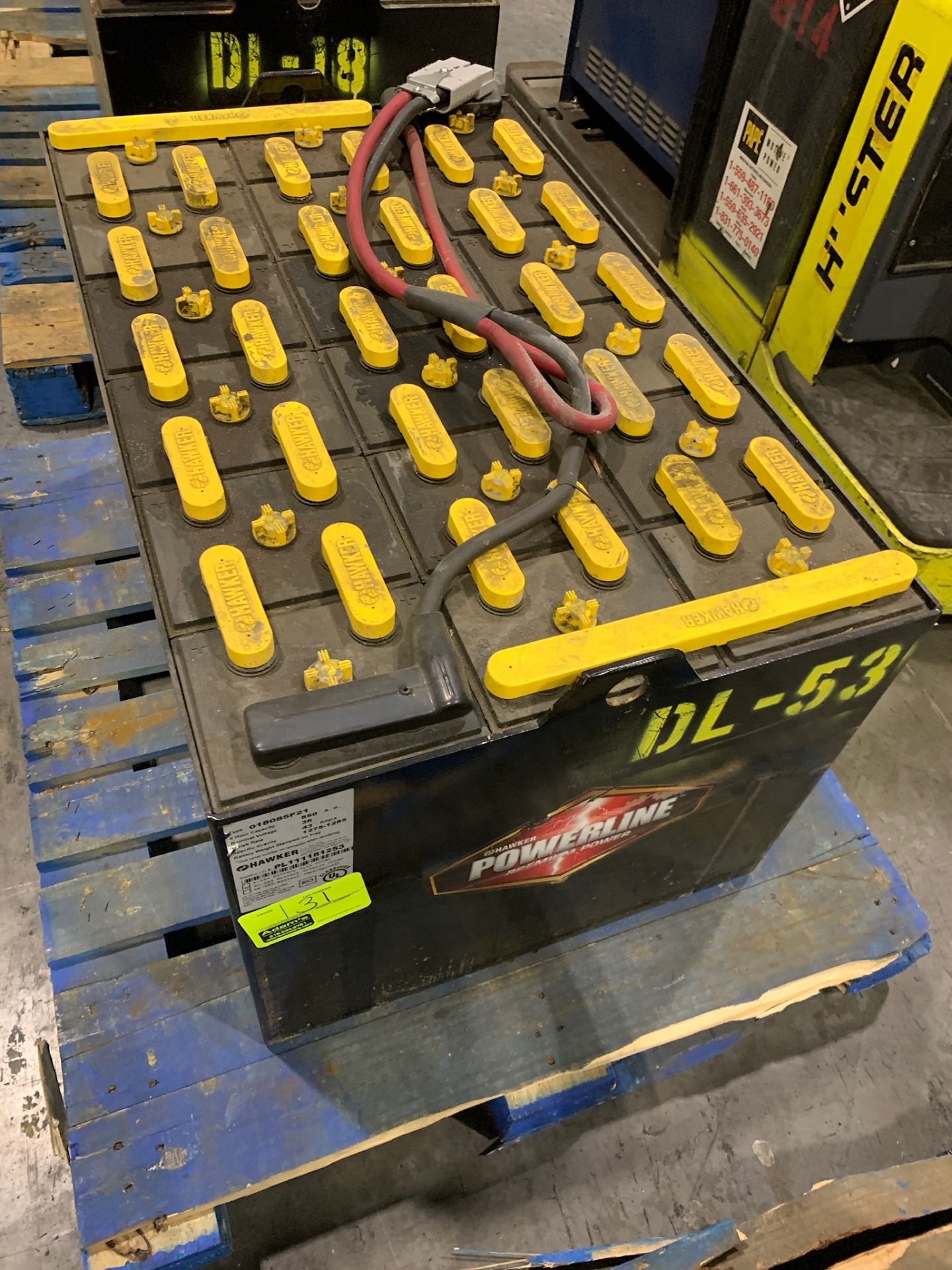 Forklift battery