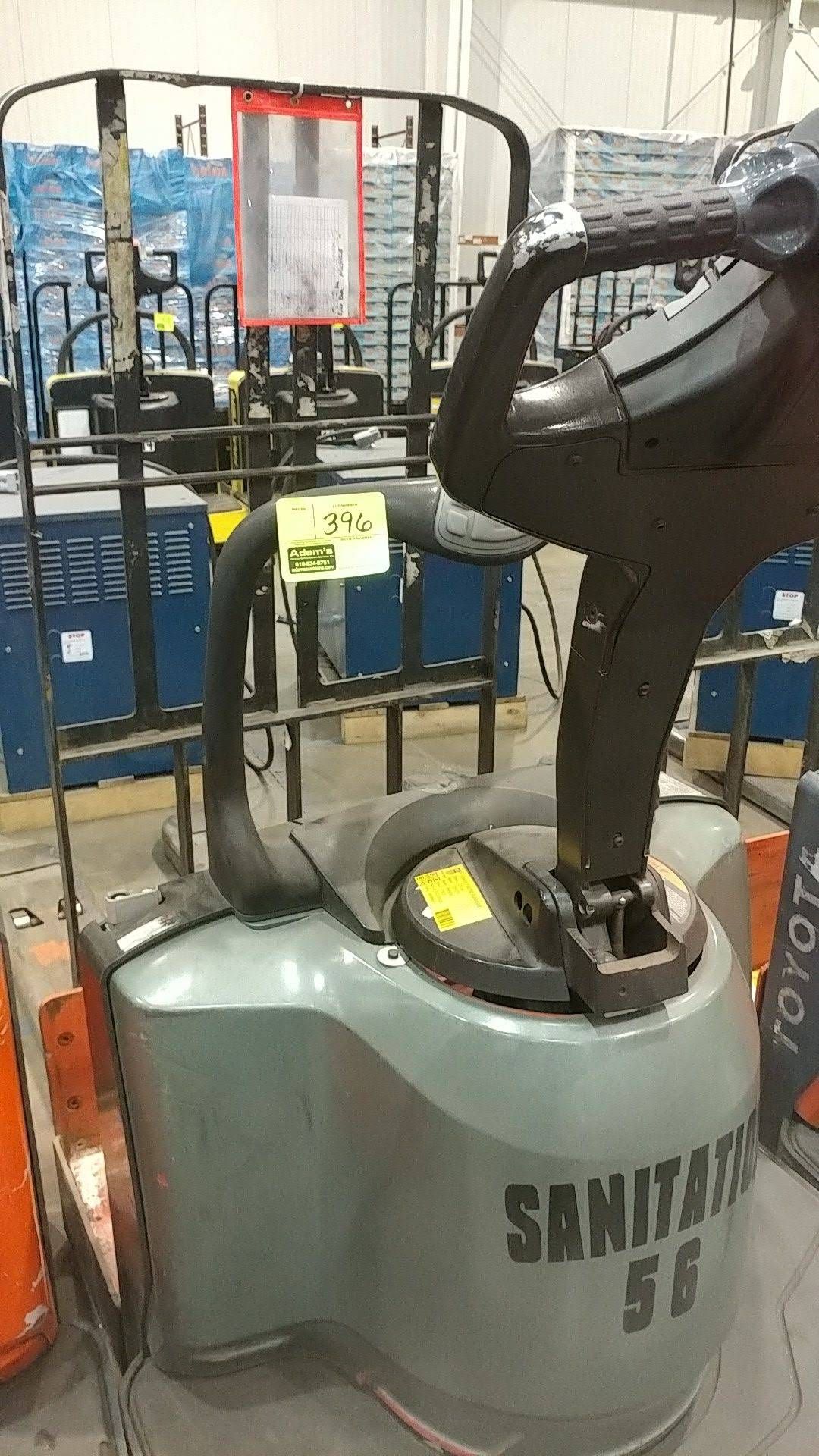 Toyota Pallet jack; Model 8HBE30; Serial Number 42813; 8328 hours with Northeast Battery Charger