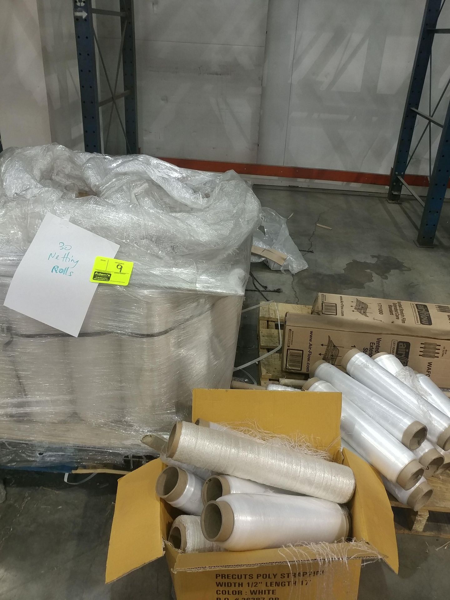 (30) Pallet netting rolls