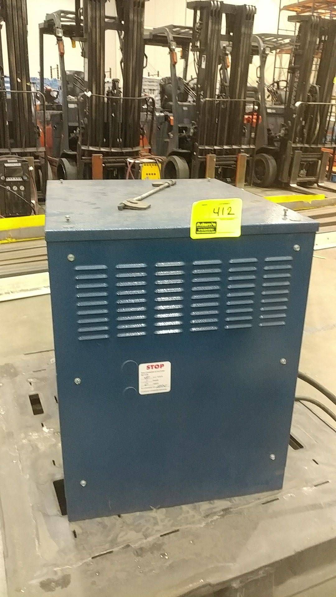 Fork truck battery charger
