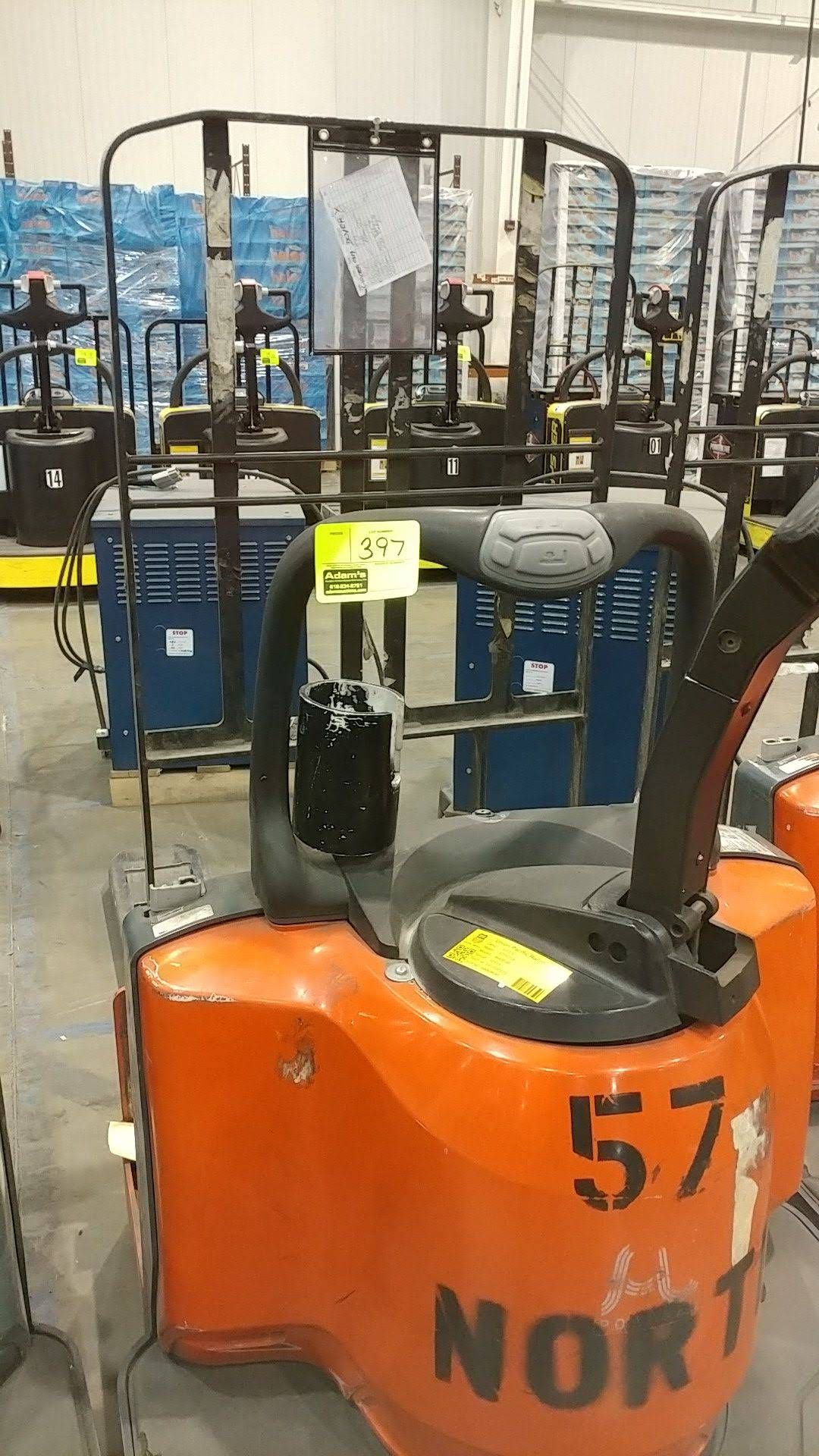 Toyota Pallet jack; Model 8HBE30; Serial Number 42815; 9259 hours with Northeast Battery Charger