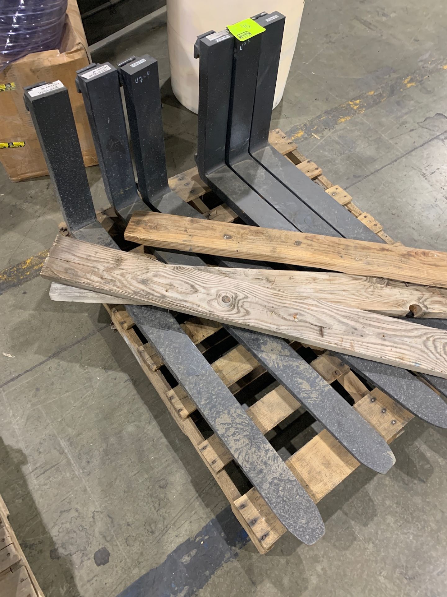 (3) sets of new pallet forks