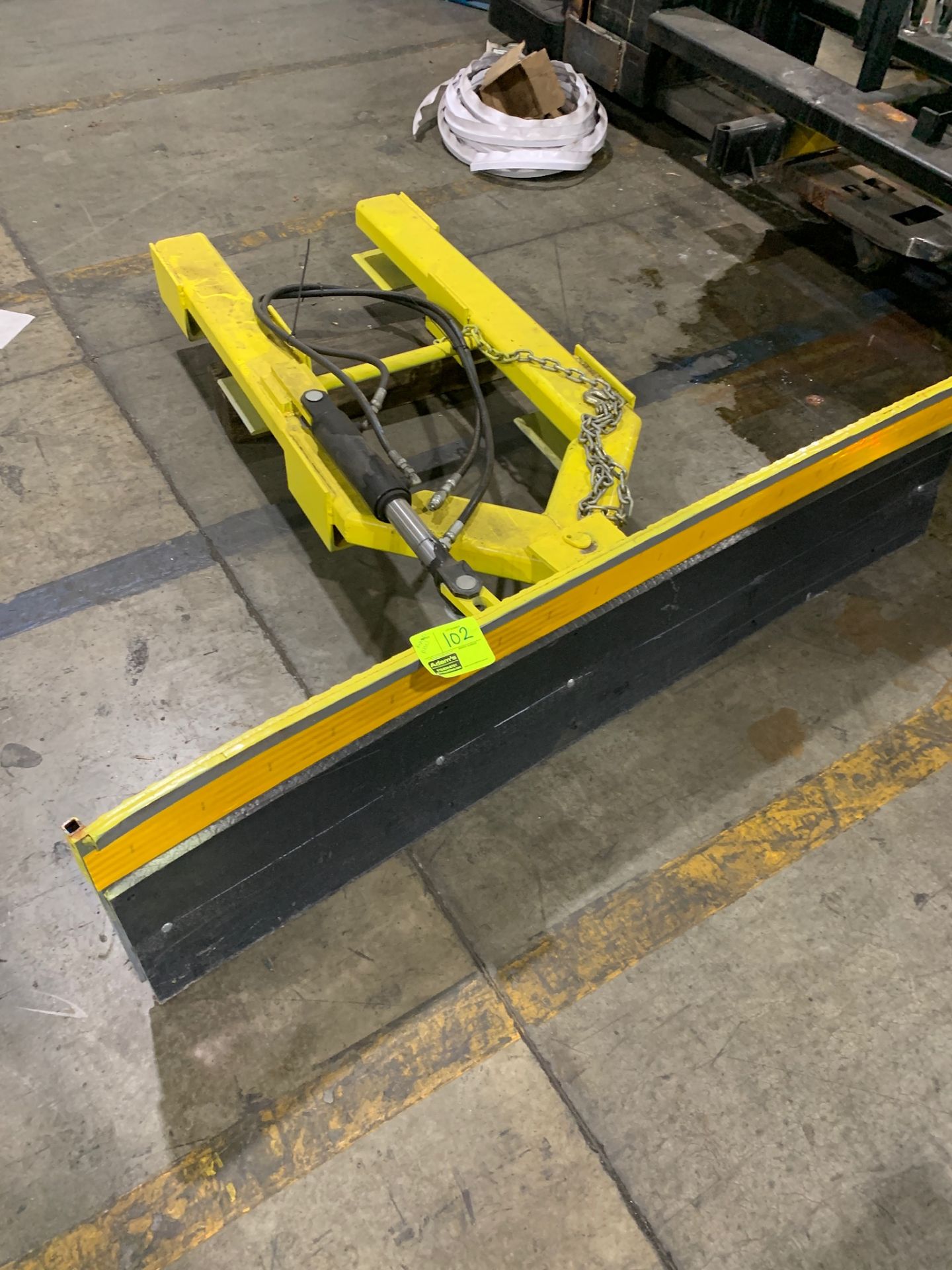 Forklift plow