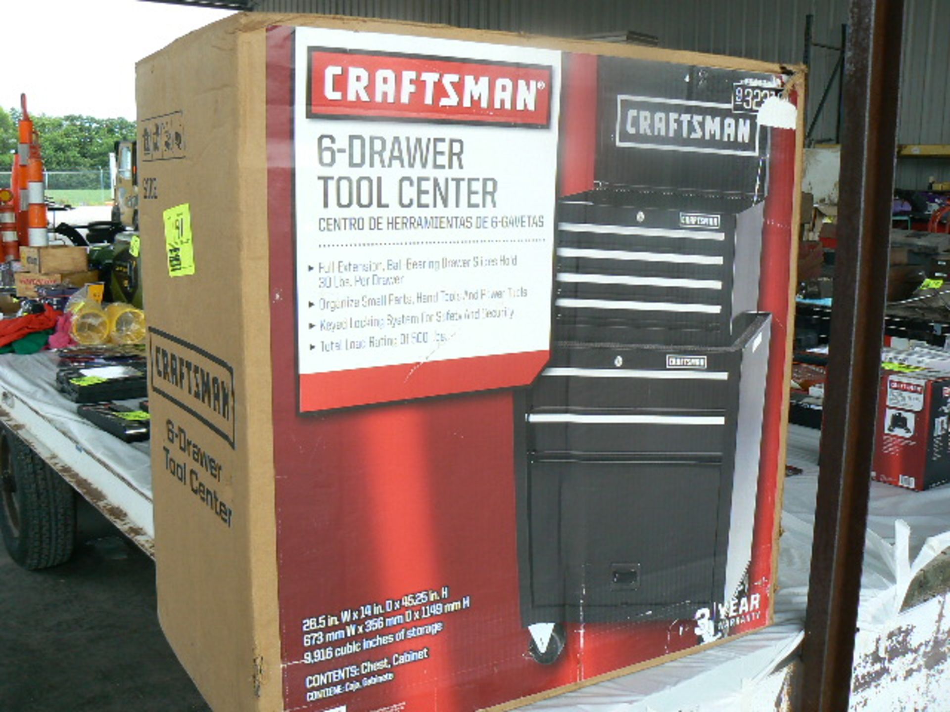 CRAFTSMAN 6-DRAWER TOOL CENTER IN BOX