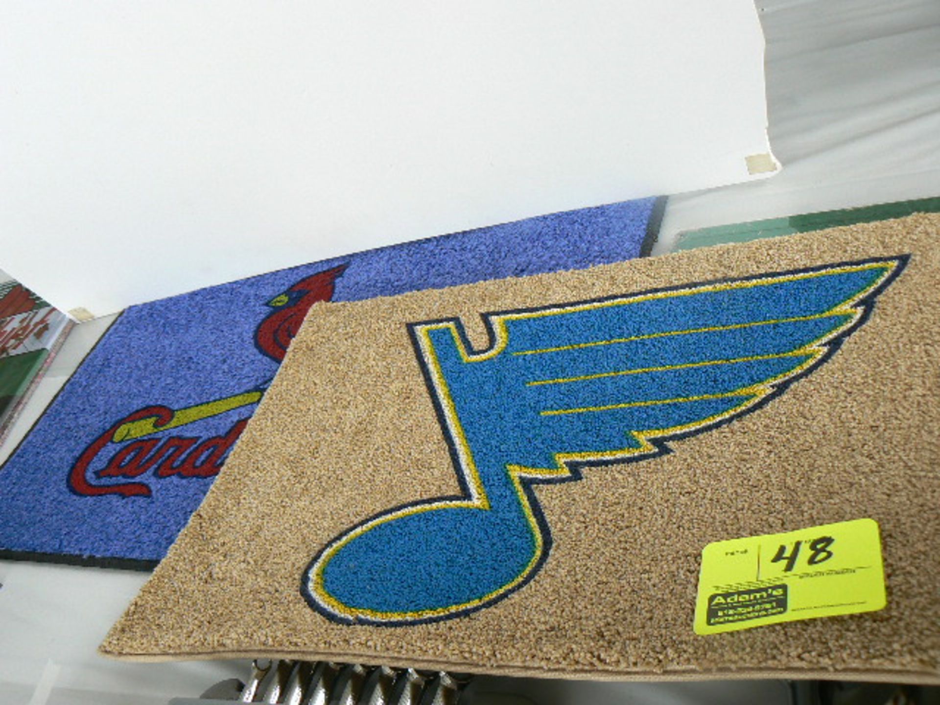 ST. LOUIS BLUES AND CARDINALS WELCOME MATS