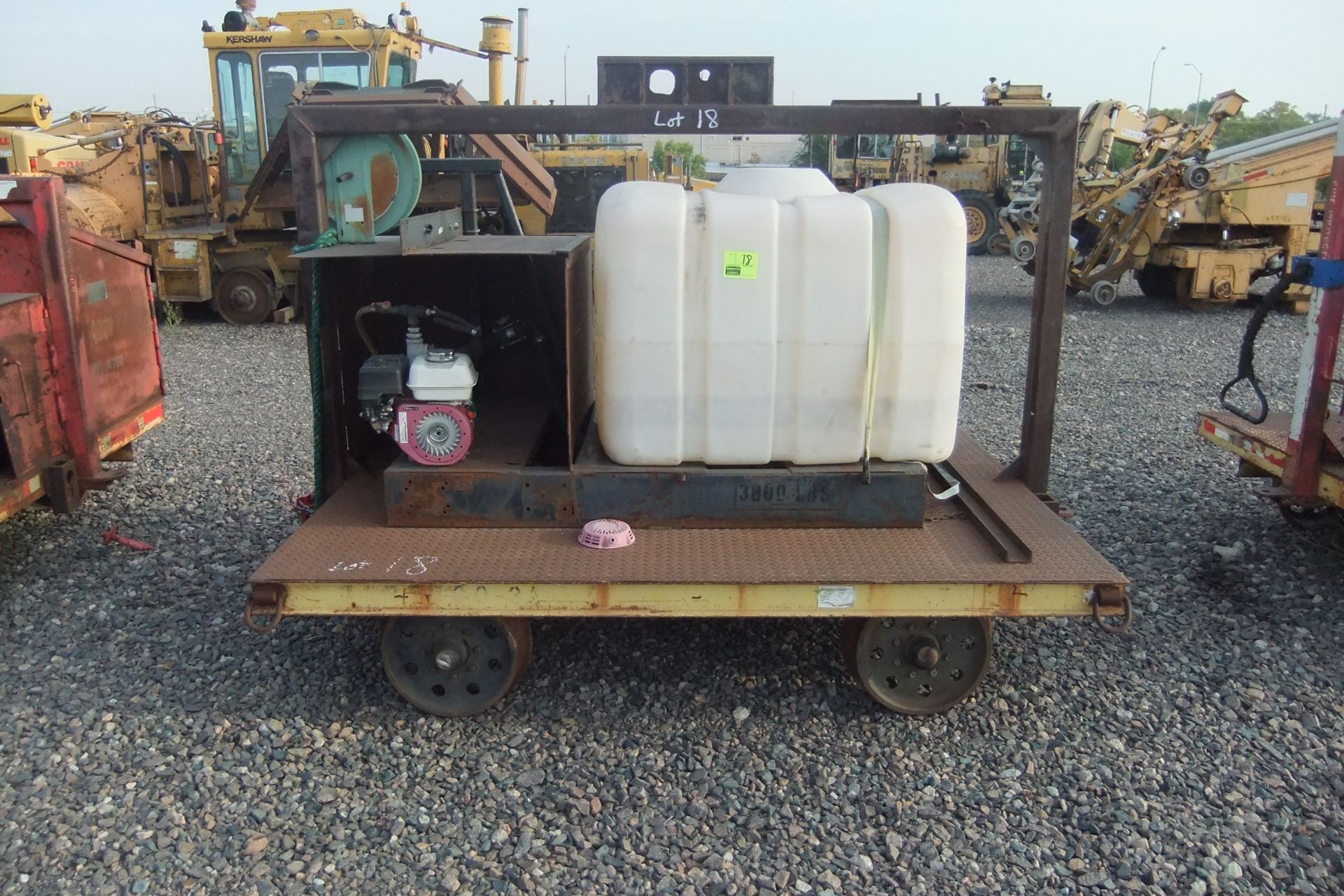 Misc. Water Cart; Model #: Unknown; S/N: Unknown