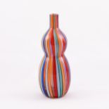 CENEDESE MURANO ART GLASS MULTI-COLOR BOTTLE VASE