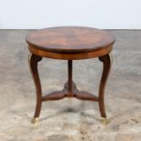 BAKER EMPIRE STYLE INLAY CENTER TABLE